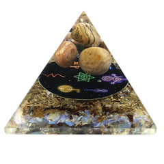Orgonite Pyramid - Midnight Reiki - 70mm product image 3