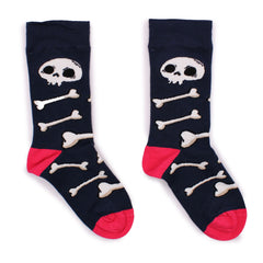 Hop Hare Bamboo Socks S/M - Skulls and Bones product image 5