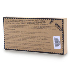 Lavender Natural Cotton and Juco Eye Pillow in Gift Box - Night Leopard product image 4