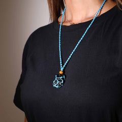 Gemstone Necklace Cord - Blue product image 2