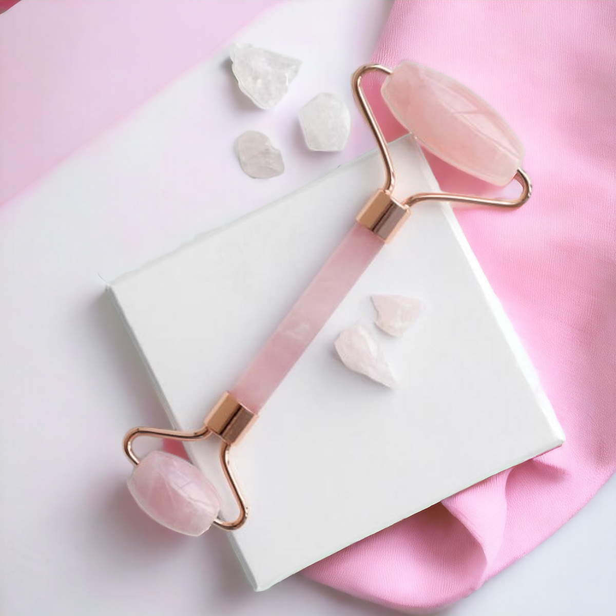 Gemstone Face Roller - Rose Quartz product image 4