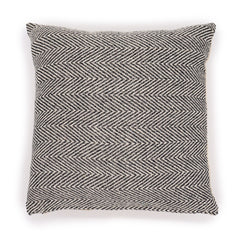 Classic Cushion Cover - Herringbone Fine Grey - 40x40cm product image