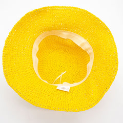 Nomad Sari Floppy Straw Sun Hat - Yellow product image 5