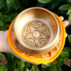 Five Buddha Singing Bowl Set 10cm (min 400gm) product image 7