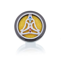 Car Diffuser Kit - Pewter Yoga Chakra - 30mm product image 6