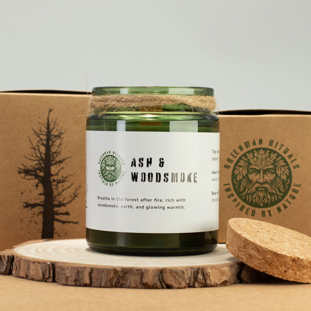 Greenman Woodwick Soy Candle - Ash & Woodsmoke product image 5