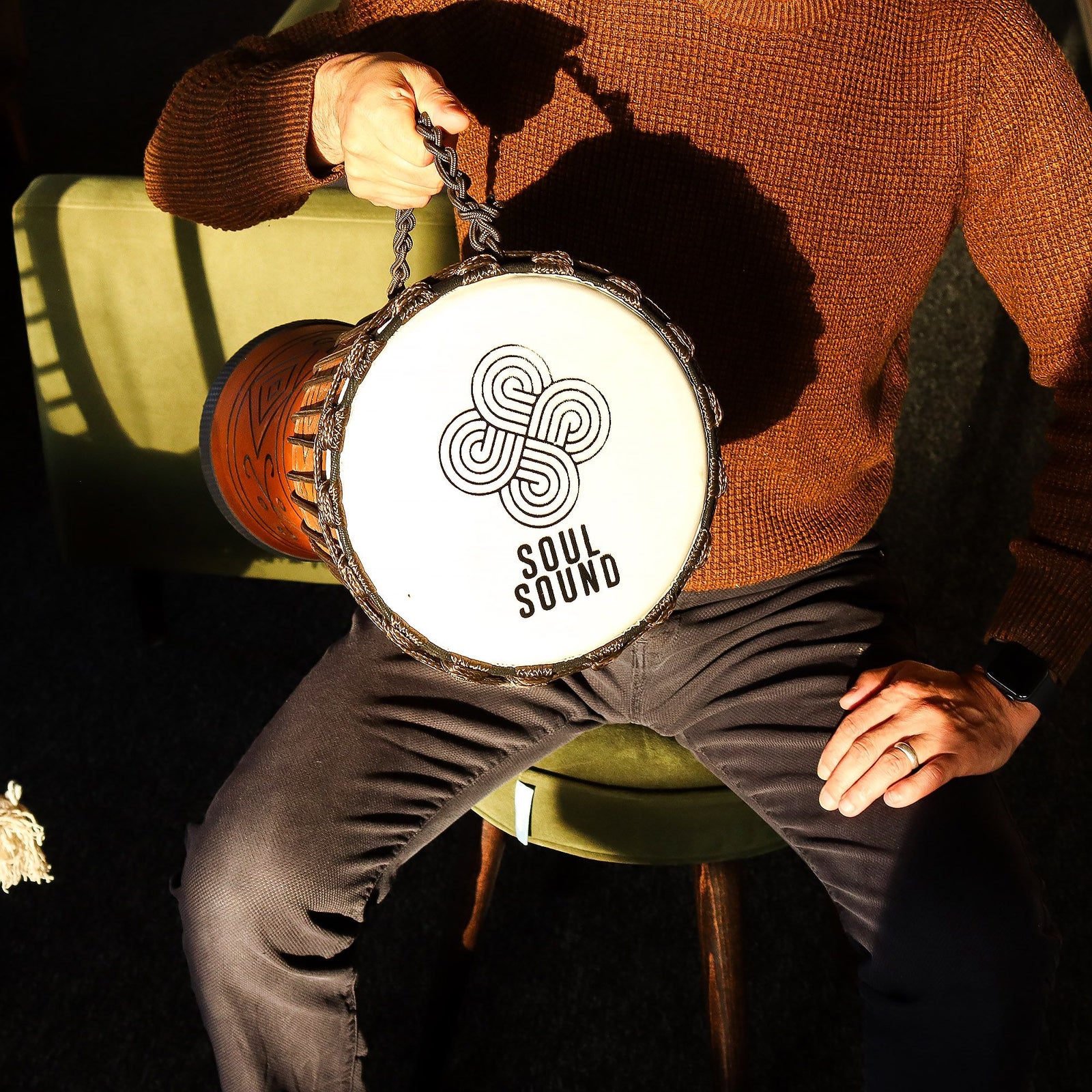 Large Pro Djembe Drum - Soul Sound (low) - 50cm (22cm Dia) product image