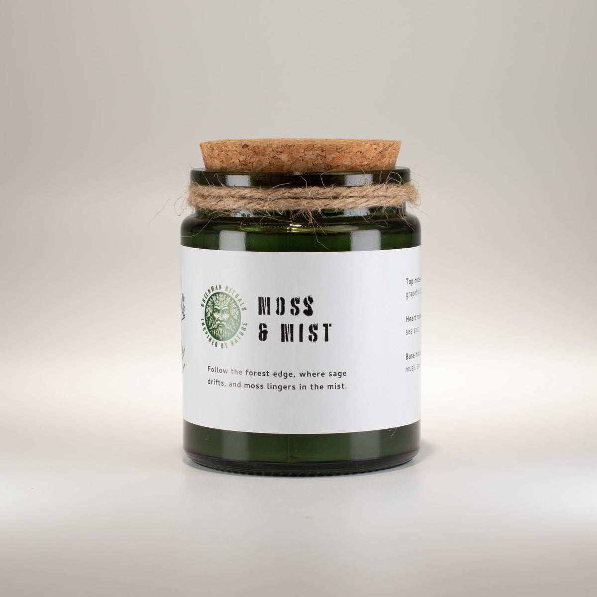 Greenman Woodwick Soy Candle - Moss & Mist product image 3
