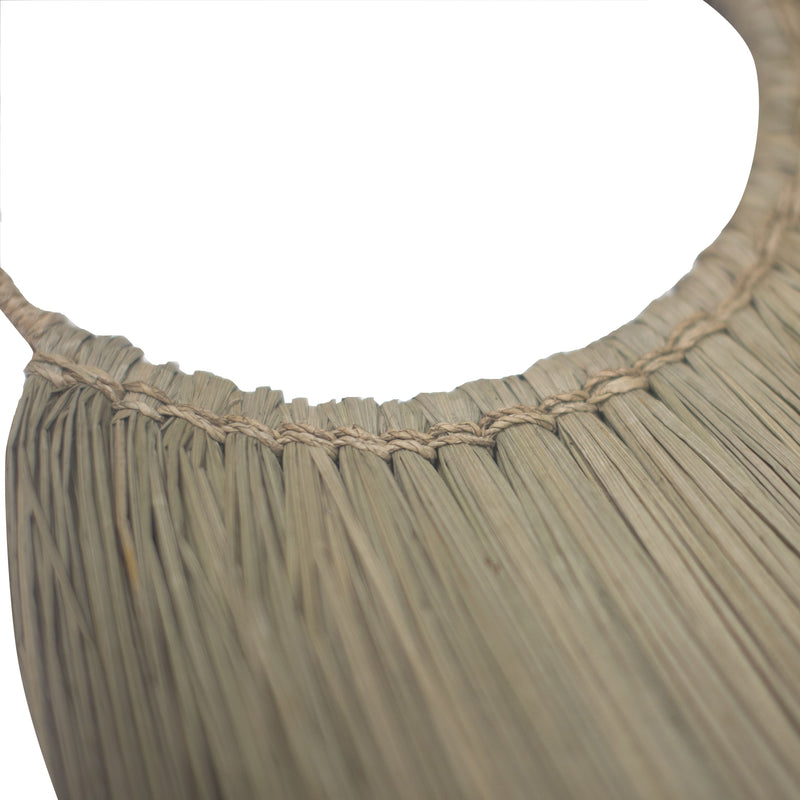 Large Seagrass Fan Wall Decor - Natural product image