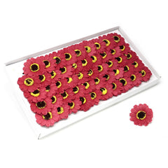 Craft Soap Flowers - Sml Sunflower - Red product image 3