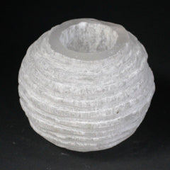 Selenite Snowball Candle Holder - 8 cm product image