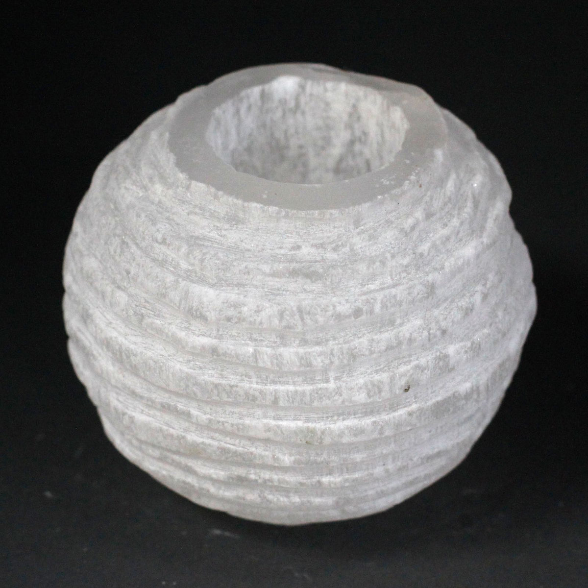 Selenite Snowball Candle Holder - 8 cm product image