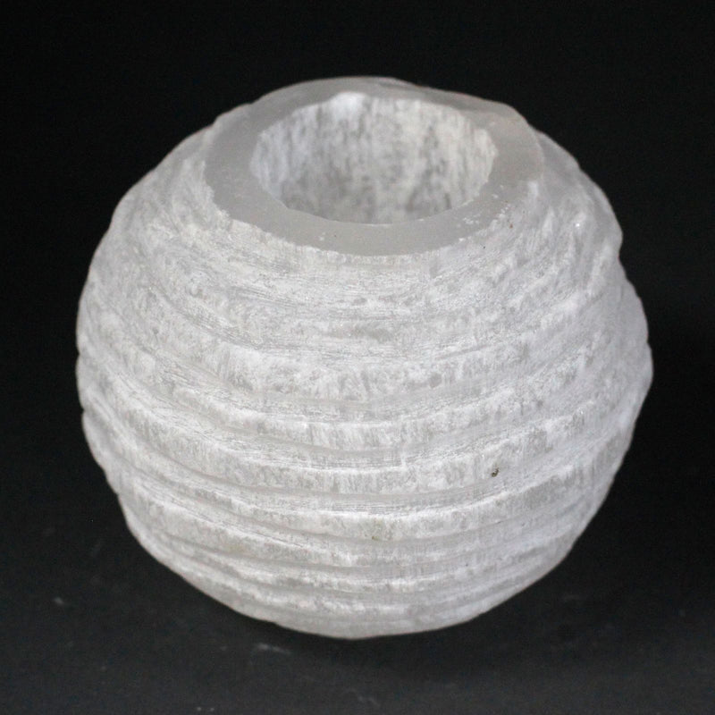 Selenite Snowball Candle Holder - 8 cm product image
