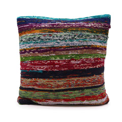 Rag Rug Cushion Covers - Aqua Blues product image 3
