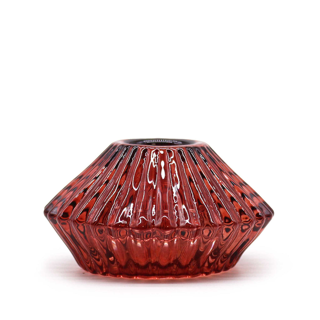Flower Flip Dinner Candle / Tealight Holder - Vampire Red product image