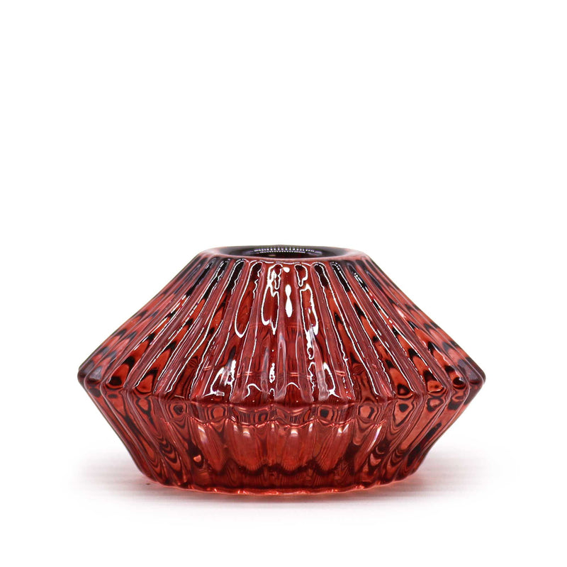 Flower Flip Dinner Candle / Tealight Holder - Vampire Red product image