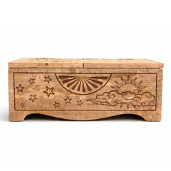 Sun & Moon Carved Sliding Box product image 3