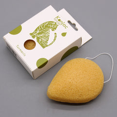 Teardrop Konjac Sponge - Turmeric - Anti-wrinkle product image 2
