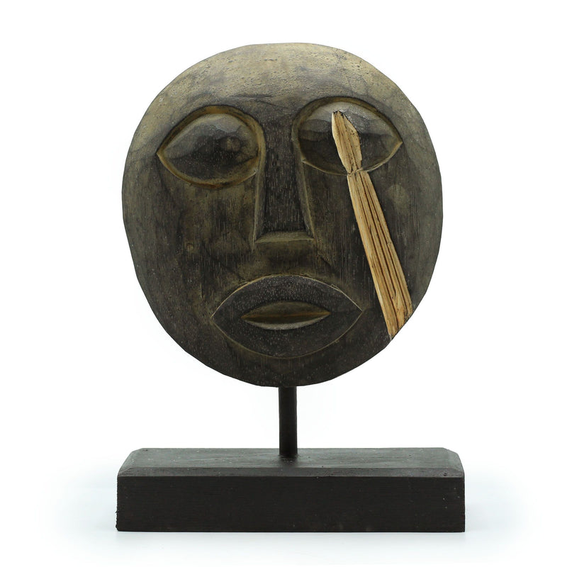 Timor Tribal Decorative Mask - Antique 27x20cm product image