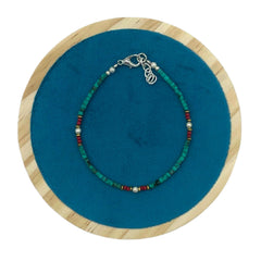 Nepalese Extra Fine Gem Bracelet - Turquoise Beads product image 6