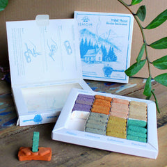 Display Set of 70 Incense Smudge Bricks and Burner - Wild West product image 2