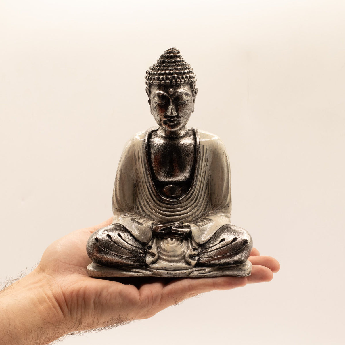 White & Grey Buddha - Medium product image 5
