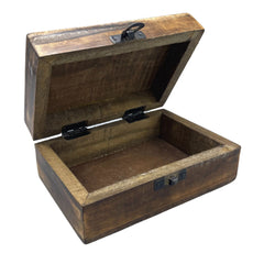Medium Ceramic Glazed Wood Box - 15x10x6cm - Trad-Pattern product image 2