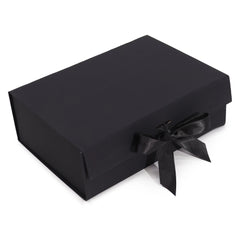 Flat Pack Gift Box - Large (28.2x20.2x9.2cm) - Black product image