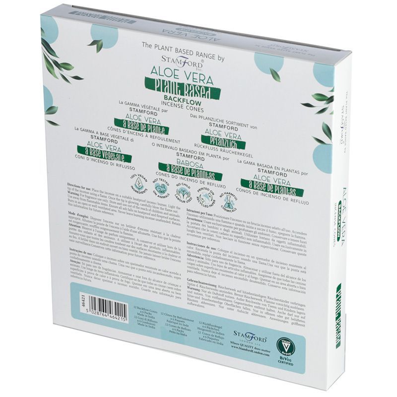 Plant Based Backflow Incense Cones - Aloe Vera product image