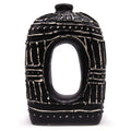 Oval Donut Shaped Vase - Chocolate 30cm product image