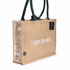 Hop Hare Jute Big Bag - I am Loved product image 4