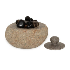 Natural Riverstone Grounding Pot - Large (aprox 15x12cm) product image 8