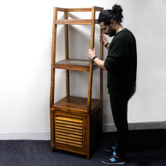 Recycled Teak-wood Open Shelf Display product image 4