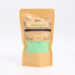 Aromatherapy Bath Potion in Kraft Bag 350g - Stress Buster product image