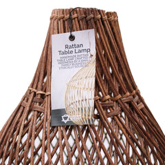 Rattan Table Lamps - Dark Brown product image 2