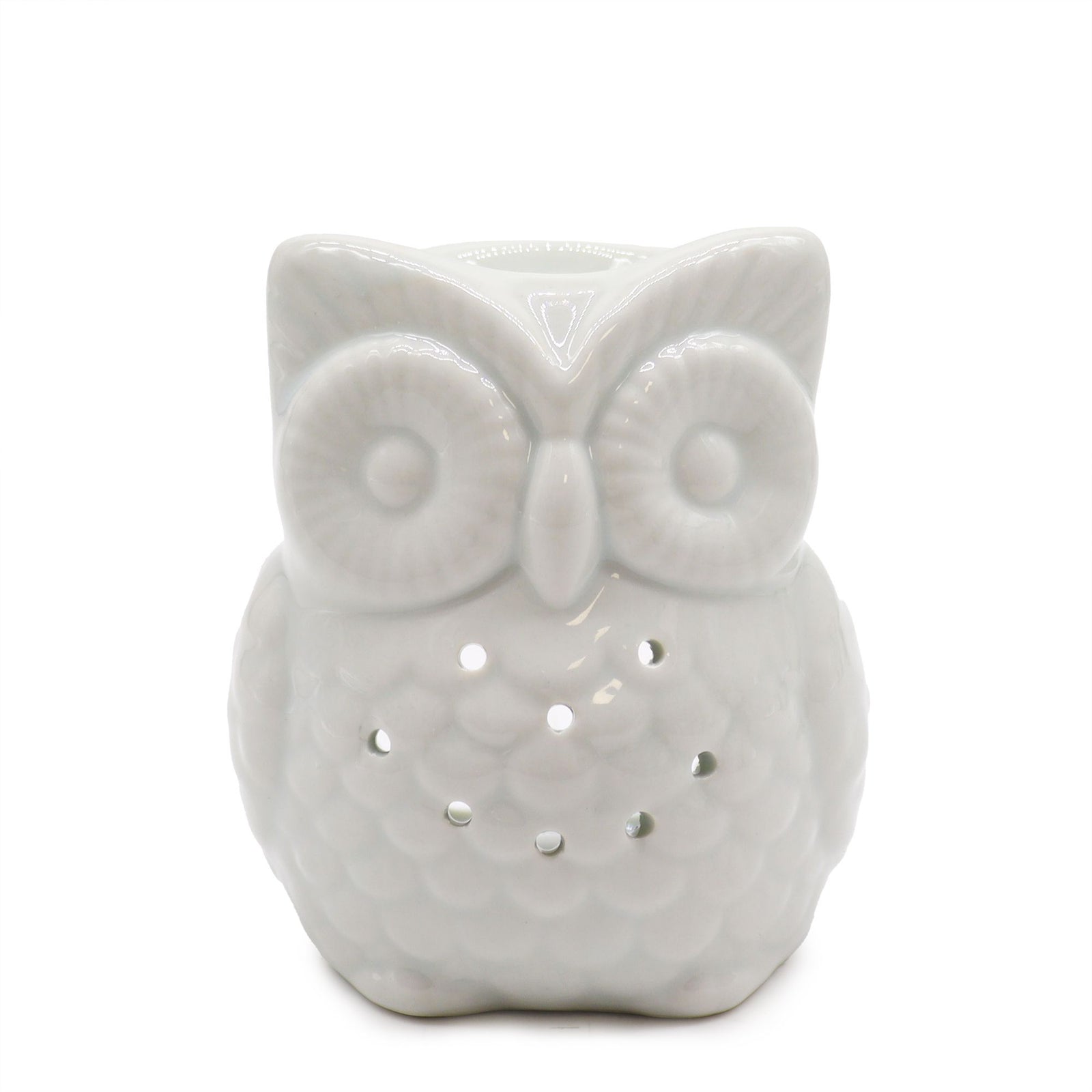Classic White Oil Burner - Tall Owl product image