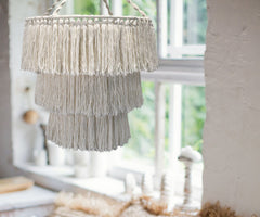 Macrame Soft Chandelier - Natural product image