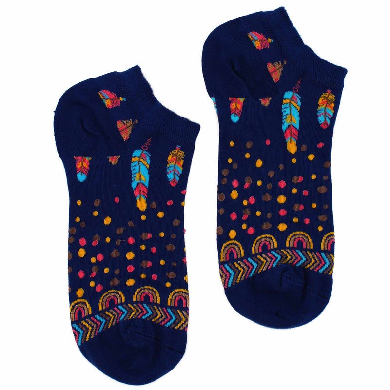 M/L Hop Hare Bamboo Socks Low (7.5-11.5) - Indian Feathers product image
