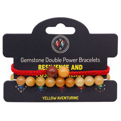 Gemstone Double Power Bracelets- Yellow Aventurine product image 5