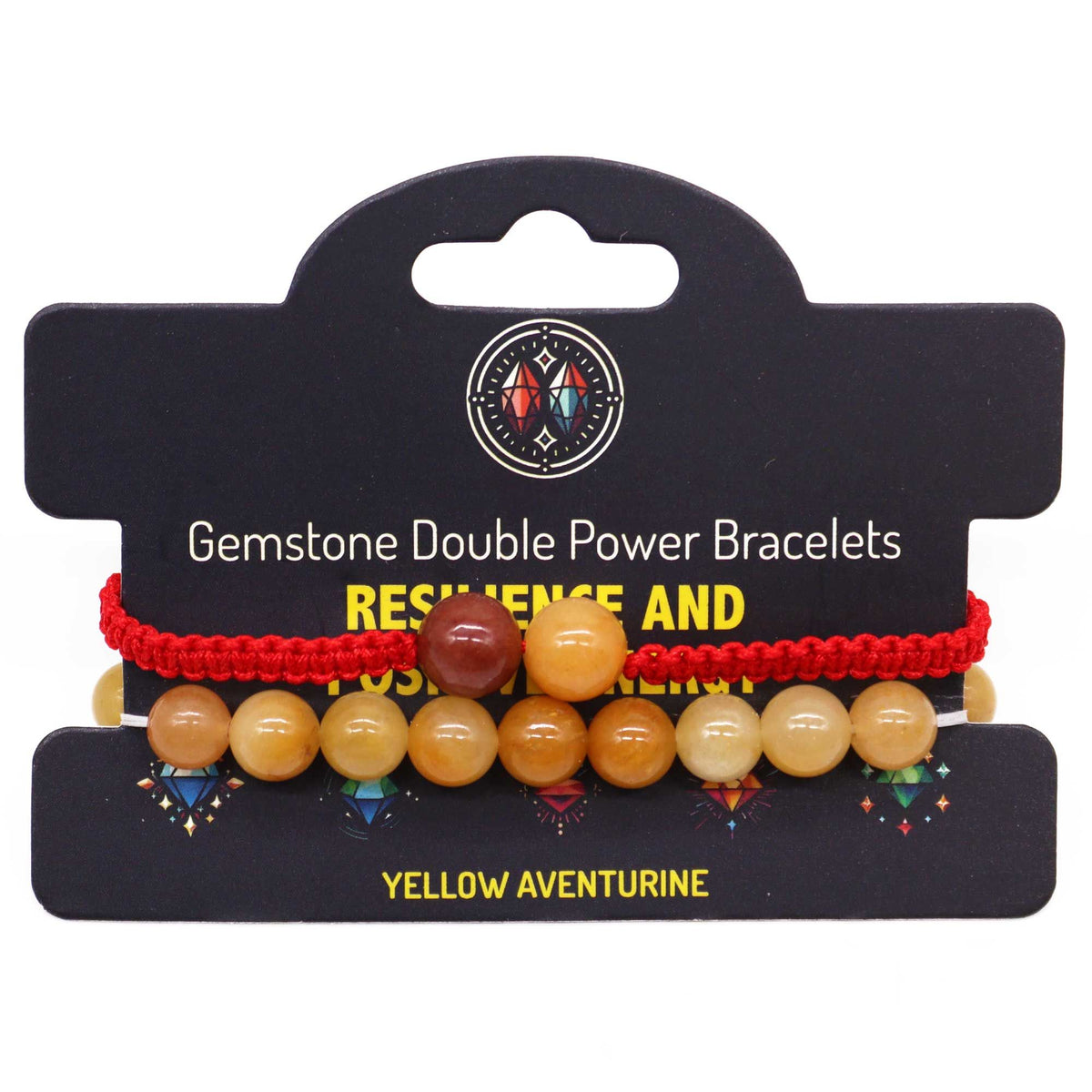 Gemstone Double Power Bracelets- Yellow Aventurine product image 5