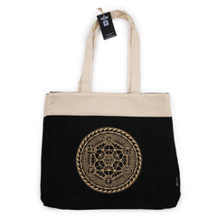 Oversized Tote Bag Chocolate Stonewash 14oz - Freedom Chakra product image 4
