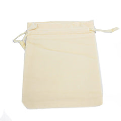 Quality Velvet Pouch - Ivory 10x12cm product image 4