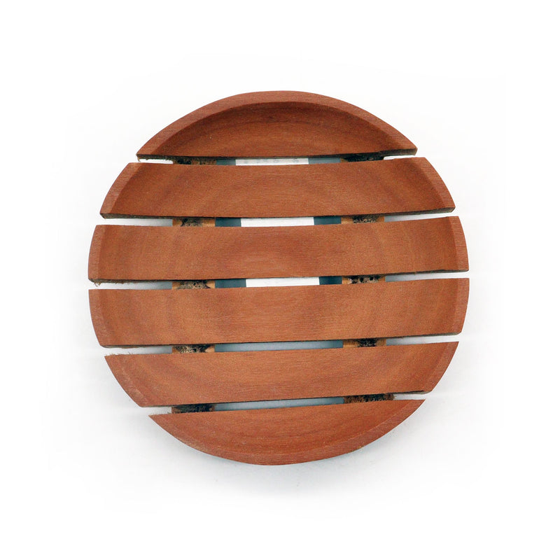 Classic Mahogany Soap Dish - Round product image