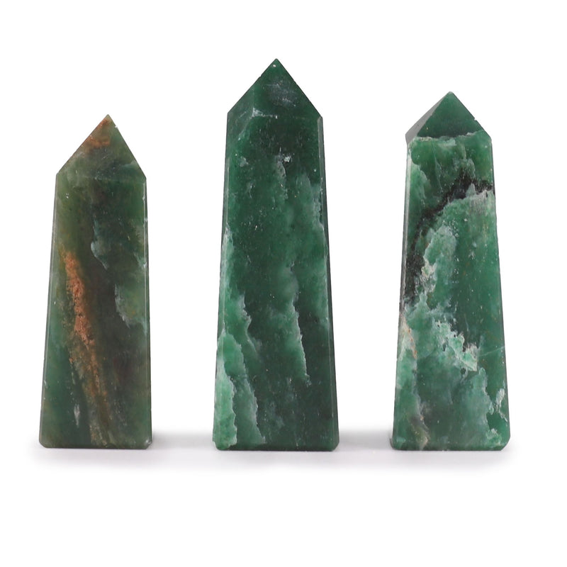 Gemstone Obelisk Point approx 5cm - Indian Jade product image