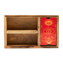 Three Section Tarot Box with Card Holder product image