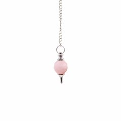 Facted Gemstone Pendulum - Rose Quartz product image 3
