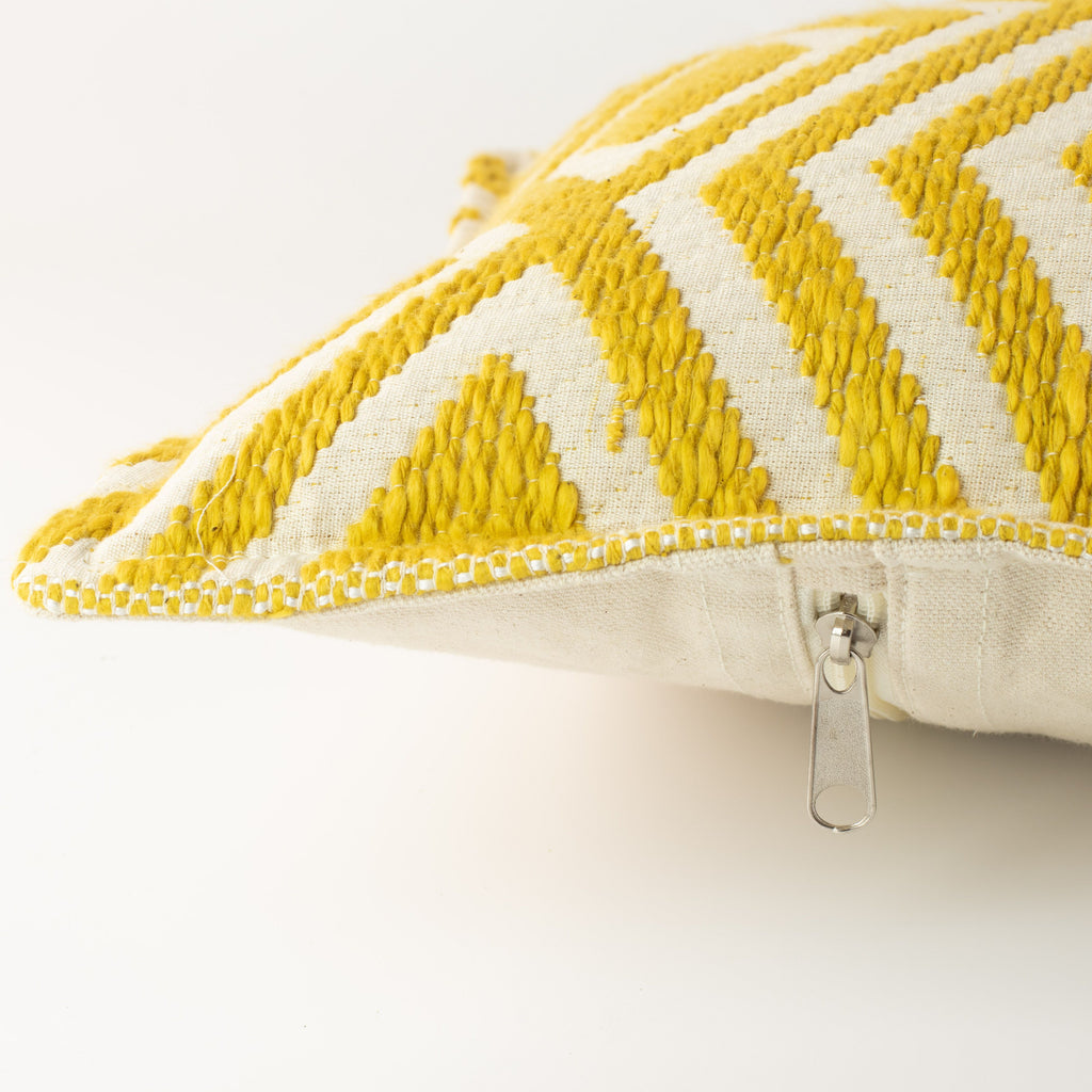 Classic Cushion Cover - Mustard Diamonds- 30x50cm - Lumber Style - product image 4
