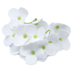 Craft Soap Flowers - Hyacinth Bean - White product image 8