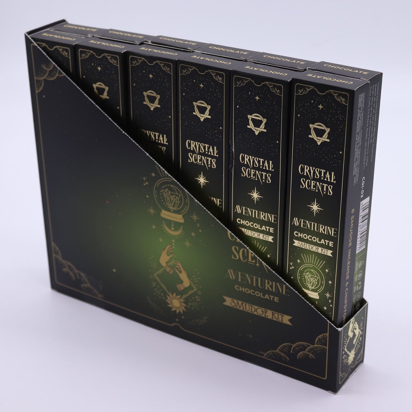 Aventurine Crystal Scents Smudge Incense - Chocolate product image
