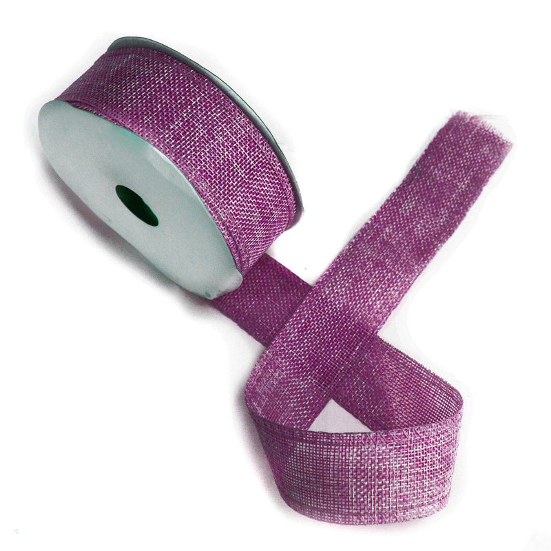Natural Texture Ribbon 38mm x 20m - French Lavender product image